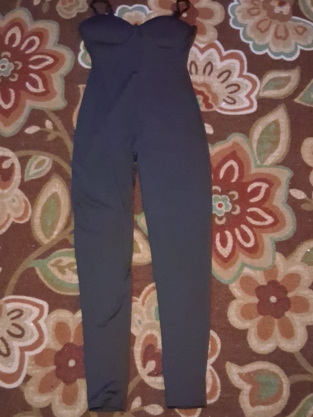 Black Seamless Shapewear Jumpsuit - Sleek Support